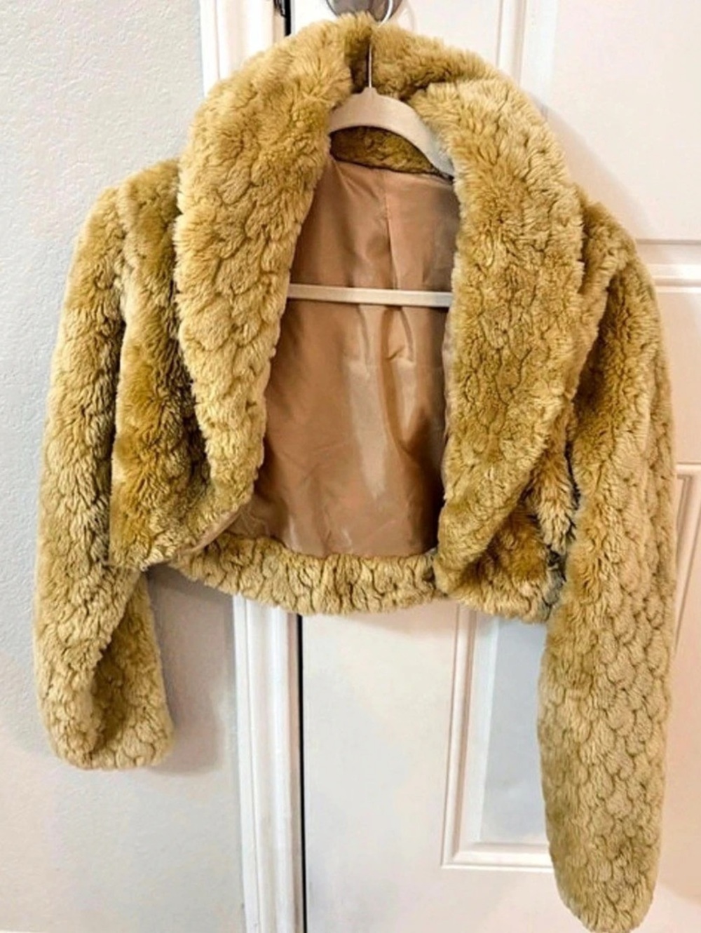 Teddy Jacket in Brown Like New